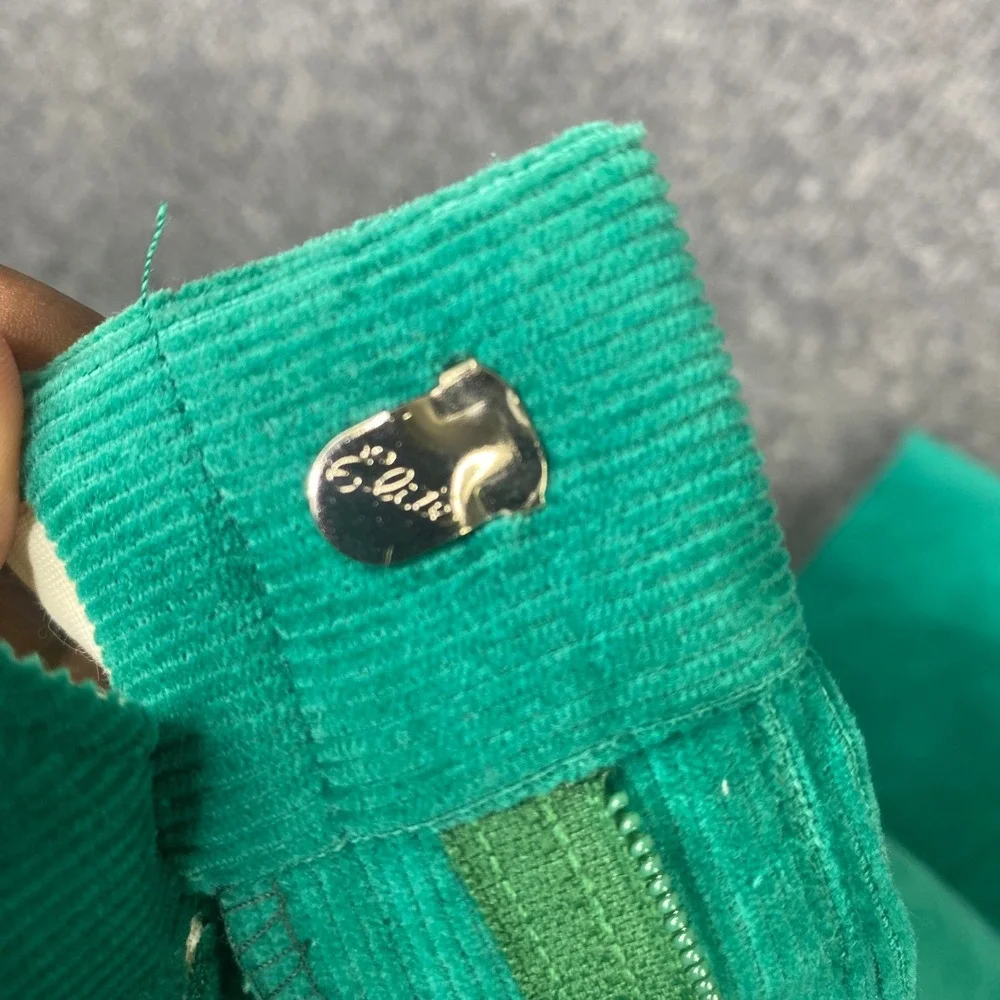 Vintage Pen West Pendleton Green Corduroy Pants Straight Leg Trousers Emerald